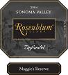 WA 91 Pts. - From the Sonoma Valley, the spicy, earthy 2004 Zinfandel Maggies Reserve (94% Zinfandel, 4% Petite Sirah, and 2% Alicante) possesses abundant tannin, a more austere...